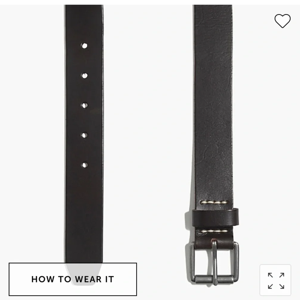New J Crew Leather belt Item AM520